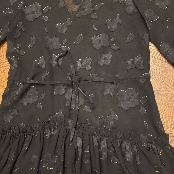 AllSaints Alia Flora Drop Waist Dress - Picture 8 of 16